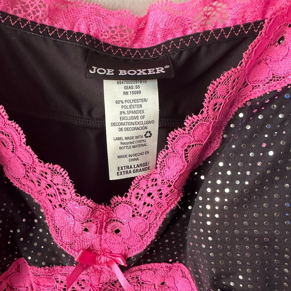 Joe boxer lace cami and short set size XL - Picture 5 of 6